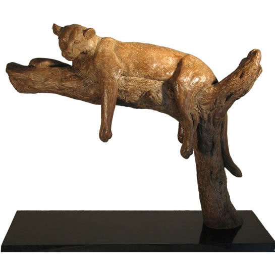 bronze sculpture LEOPARD